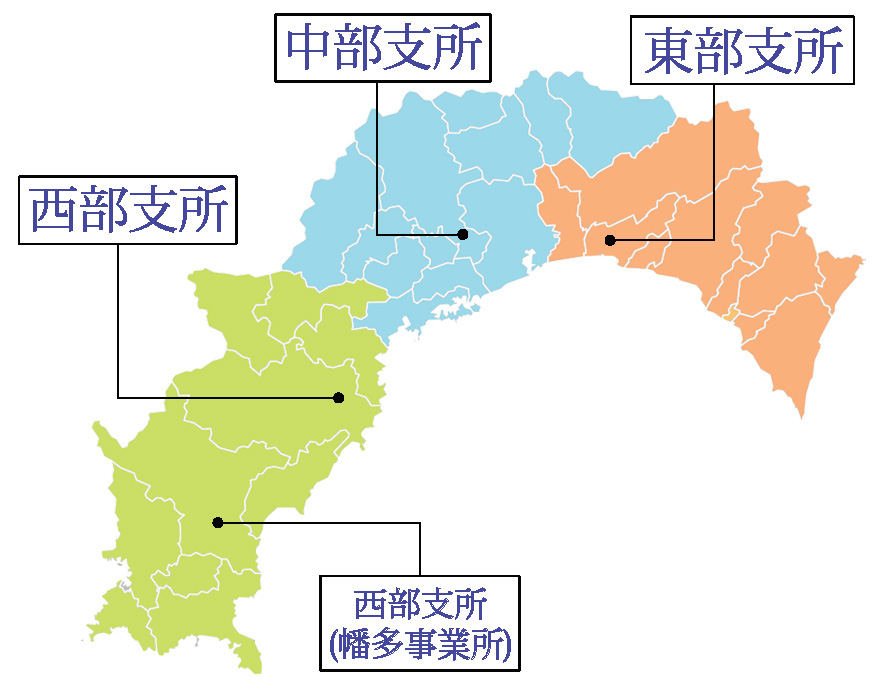 支所エリアマップ